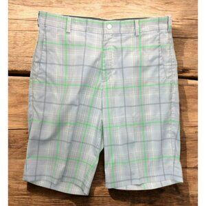 Nike Golf Tour Performance Dri-Fit Plaid Golf Shorts 32